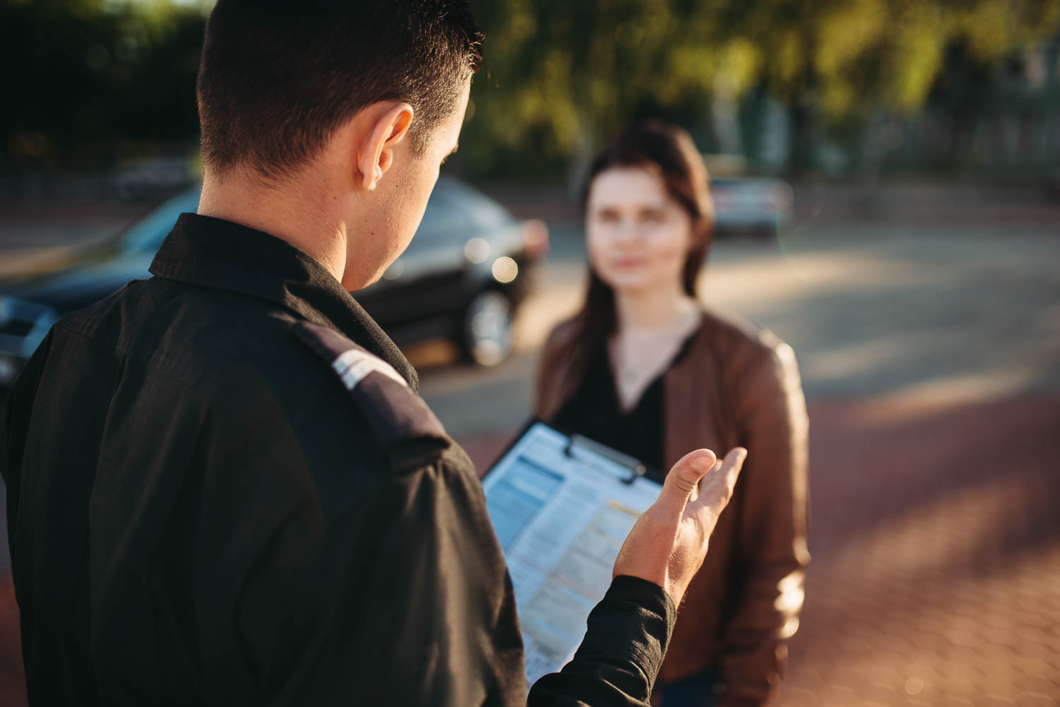 Fort Lauderdale Police explain Field Sobriety Test to woman in a DUI Investigation