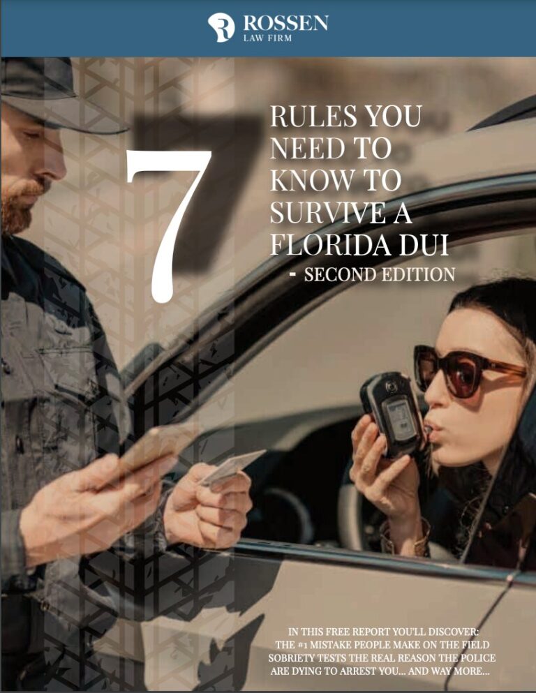 7 Rules You Need to Know to Survive a Florida DUI